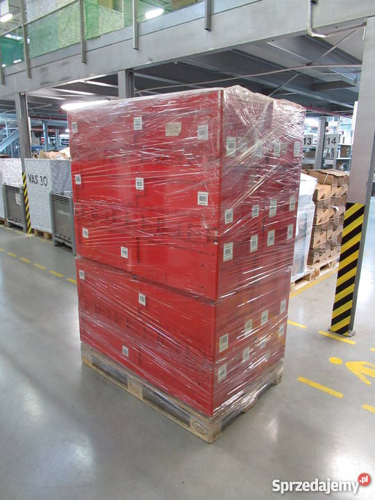 Używane pojemniki magazynowe czerwone 595400320 Bielsko-Biała sprzedam