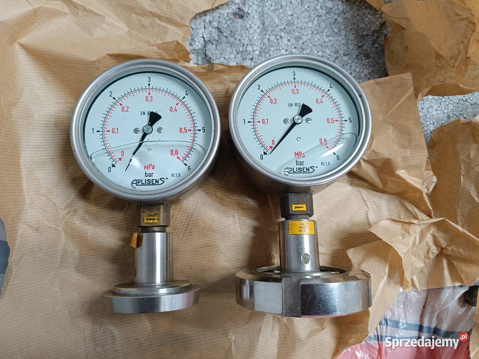 MANOMETR PRZEMYSŁOWY APLISENS 06 bar glicerynowy śląskie sprzedam