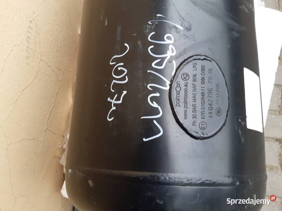 Butla zbiornik walcowy LPG 70L osobowe Włocławek