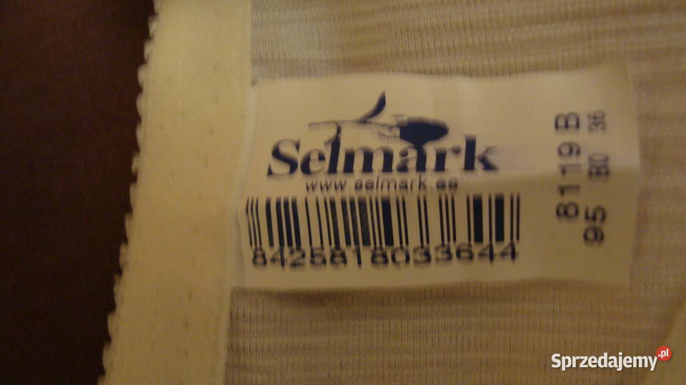 Selmark biustonosz Etna 8119B Pushup ecru 80 B mazowieckie Warszawa