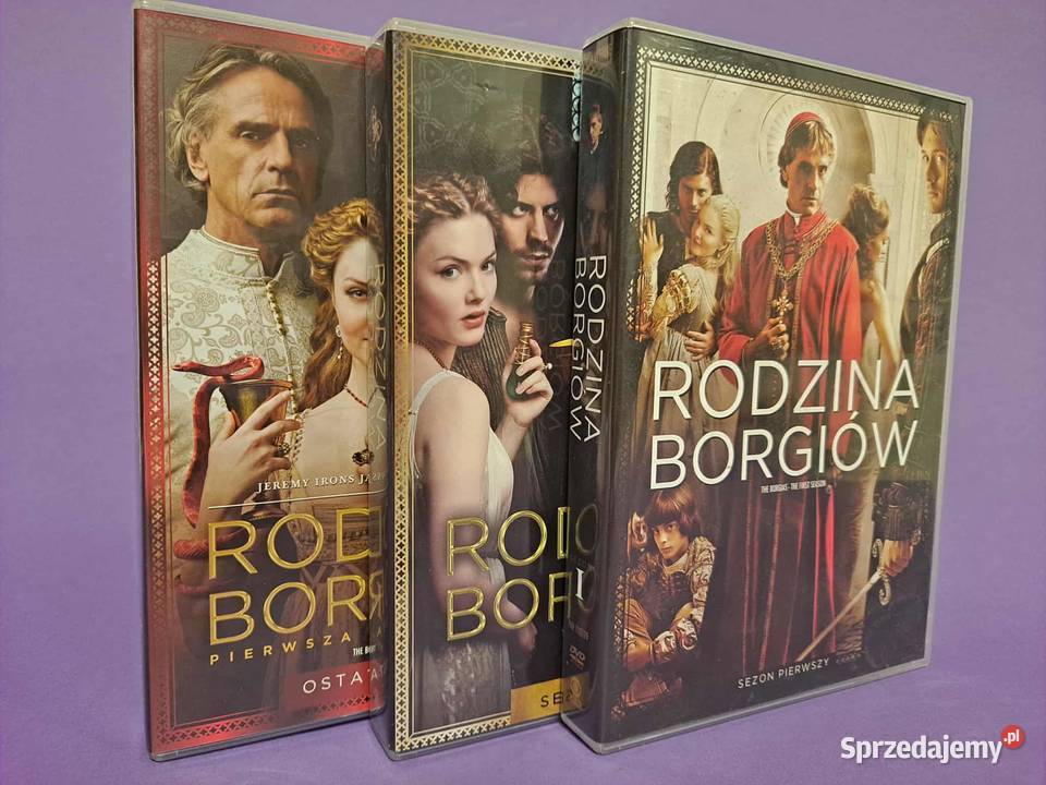Rodzinia Borgiów DVD sezony 1 3 Kraków sprzedam