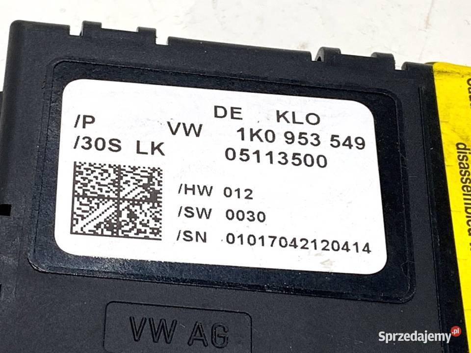 CZUJNIK KĄTA SKRĘTU VW GOLF V 1K0953549 0310