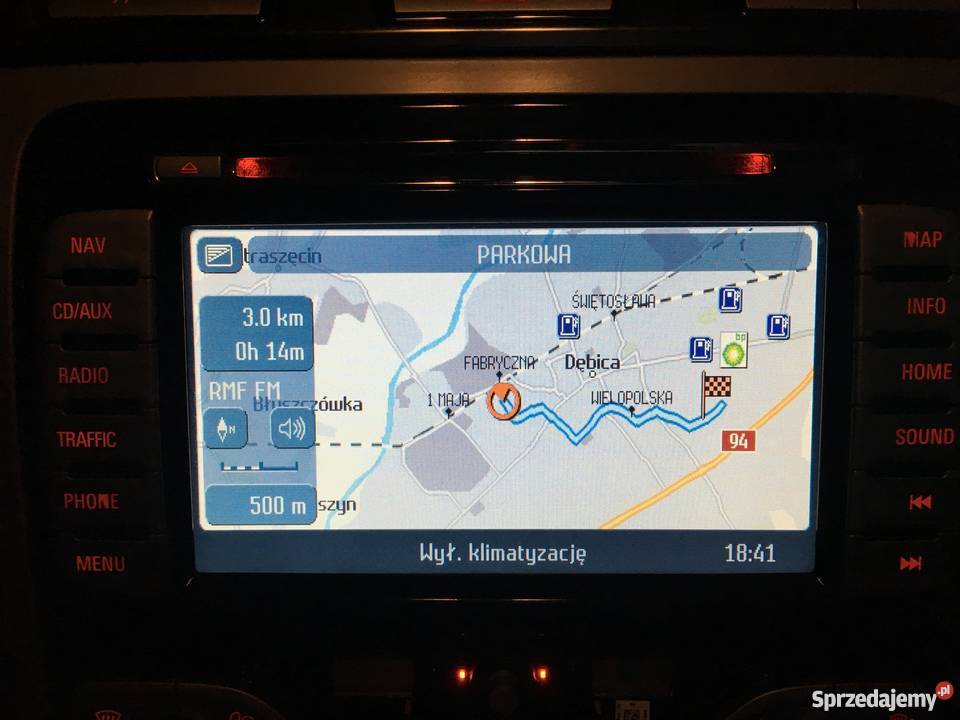 Polskie Menu Lektor Mapa Ford NX DVD NX SD S Dębica