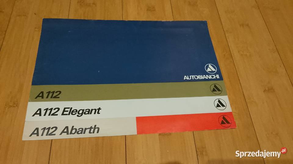 Autobianchi A112 prospekt Pabianice