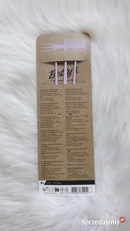 Wielofunkcyjny grzebień do włosów 3w1 marki Olkusz