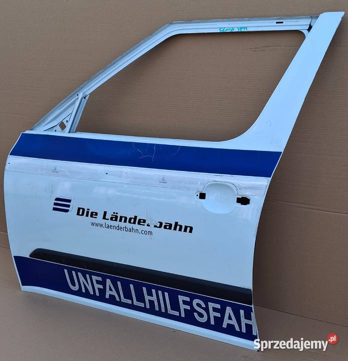 SKODA YETI DRZWI LEWY PRZÓD LEWE PRZEDNIE Bieleń