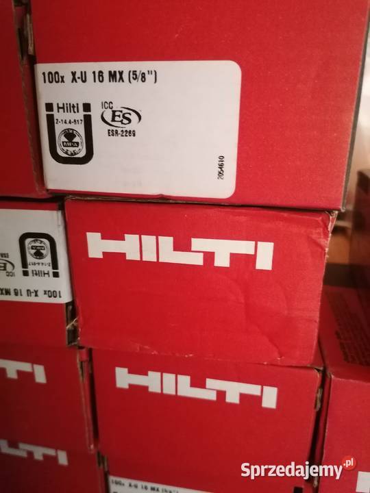 Hilti gwoździe do osadzaka XU 16 MX śląskie Będzin
