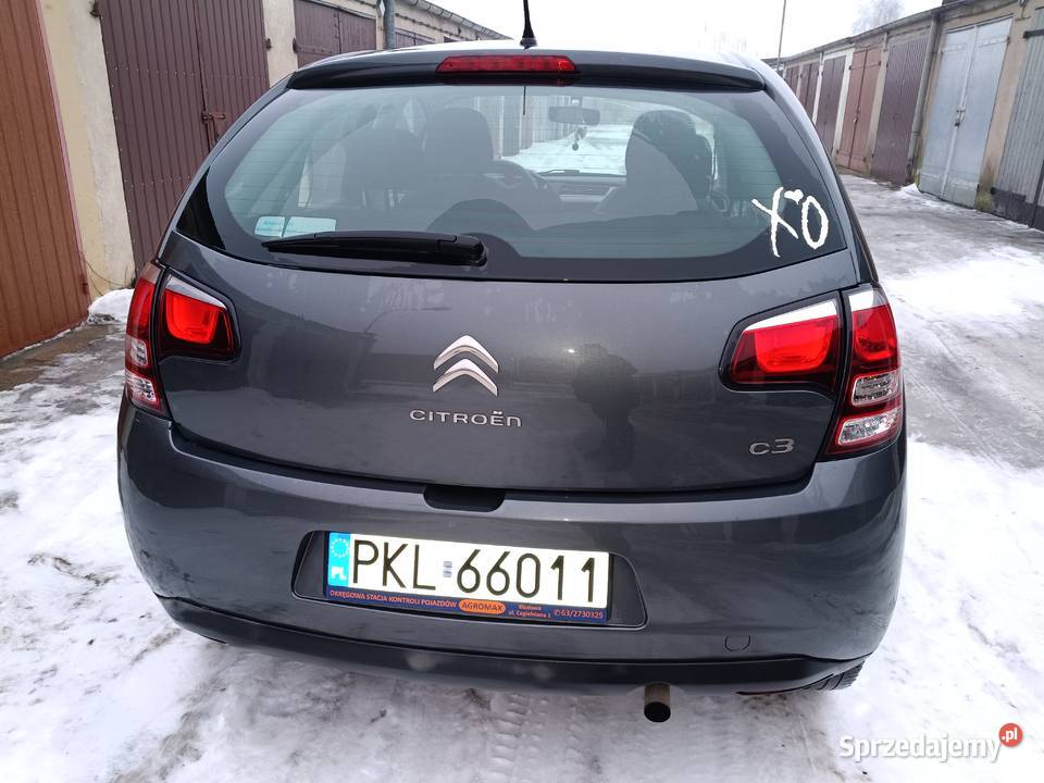 Citroen C3 benzyna 12 2015 Kłodawa