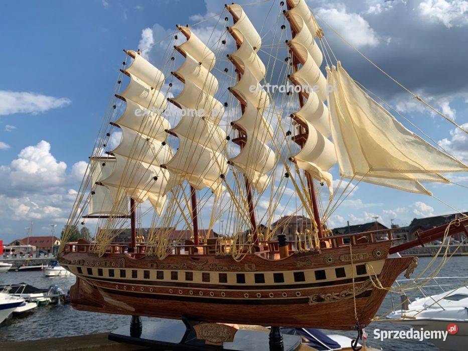 Drewniana Replika statku żaglowca France II