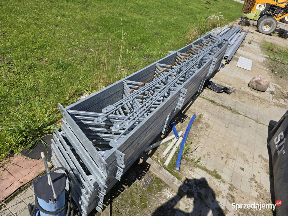 Konstrukcja garażu hali wiaty stalowej 8 m x 5 m Jarkowo