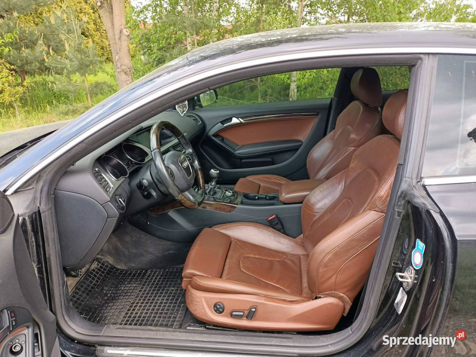 Audi A5 Coupe Audi A5 30TDI 240 07r 4x4 8T czarny Tarnów