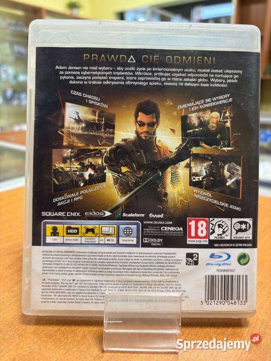 Gra na PlayStation 3 Deus Ex Human Revolution Elbląg sprzedam