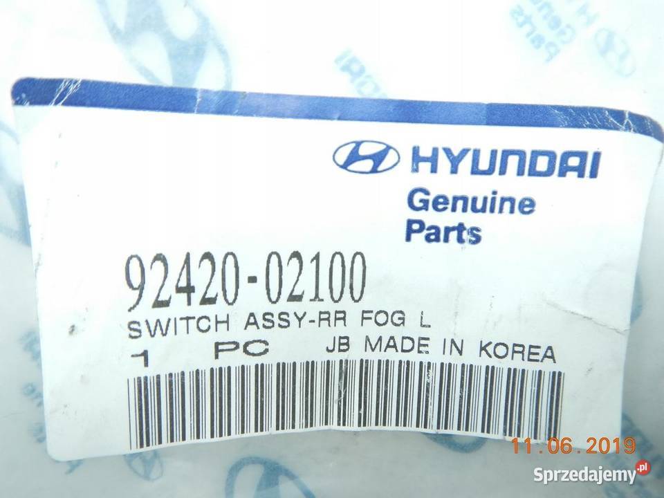 PRZYCISK ŚWIATEŁ PRZECIWMGIELNYCH HYUNDAI ATOS