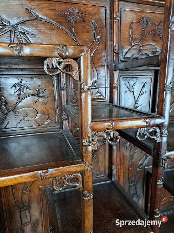 Chińska witryna ręcznie rzeźbiona 88 FiaF Szczecin