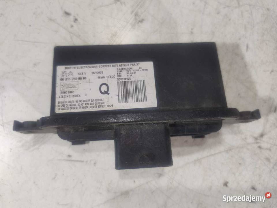 MODUŁ ŚWIATEŁ CITROEN C5 20 HDI 968157558000