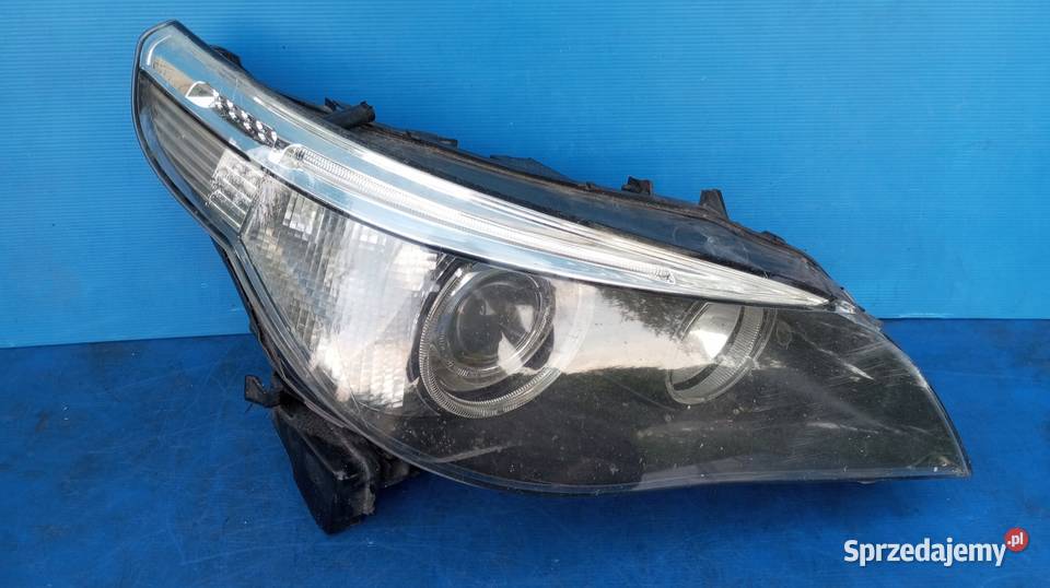 LAMPA PRAWY PRZÓD EUROPA XENON BMW 5 E60 E61 Nowy Tomyśl