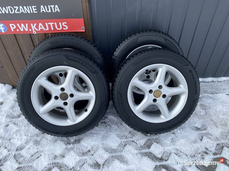 Koła aluminiowe BORBET 4x100 Opony Zima Hankook Zamość