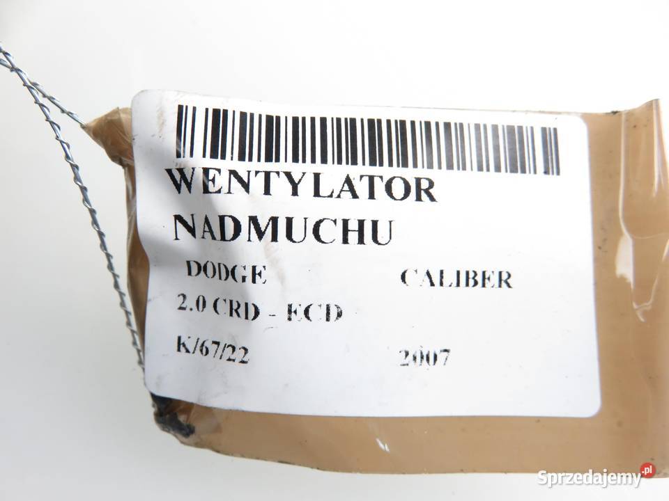 DMUCHAWA DODGE CALIBER 2727005011 sprzedam