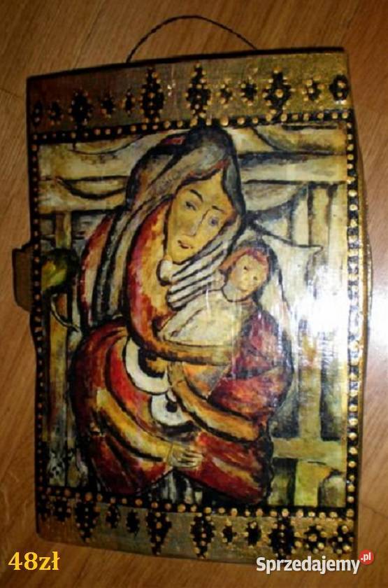 Obrazki na starych deskach decoupage reprodukcje Łódź