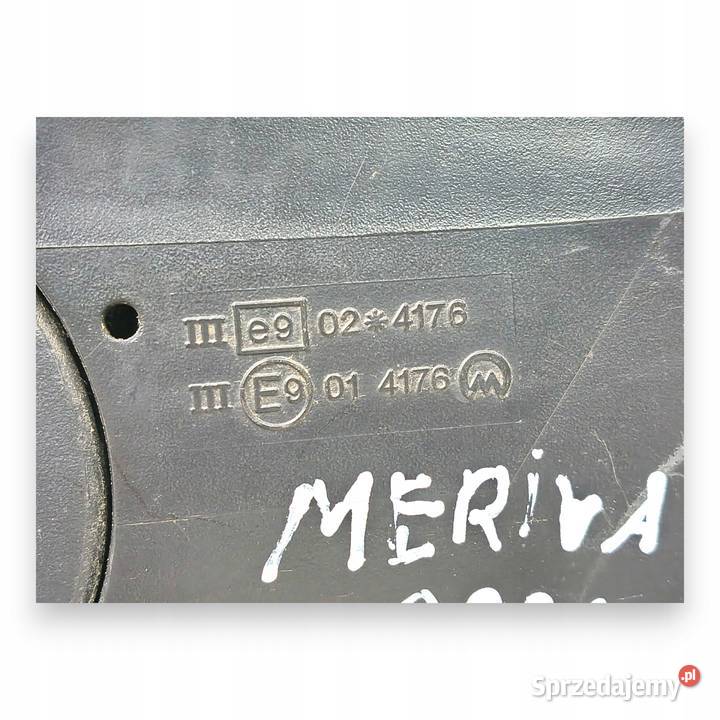 LUSTERKO PRAWE Opel Meriva A 20032010 manual