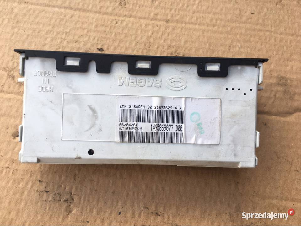 Wyświetlacz radia Peugeot 807 1495869077