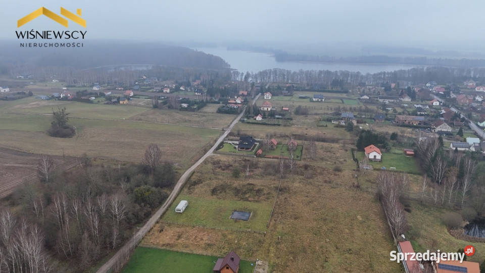 Uzbrojona działka 1800m 600 m jeziora Sprzedaż Winiec
