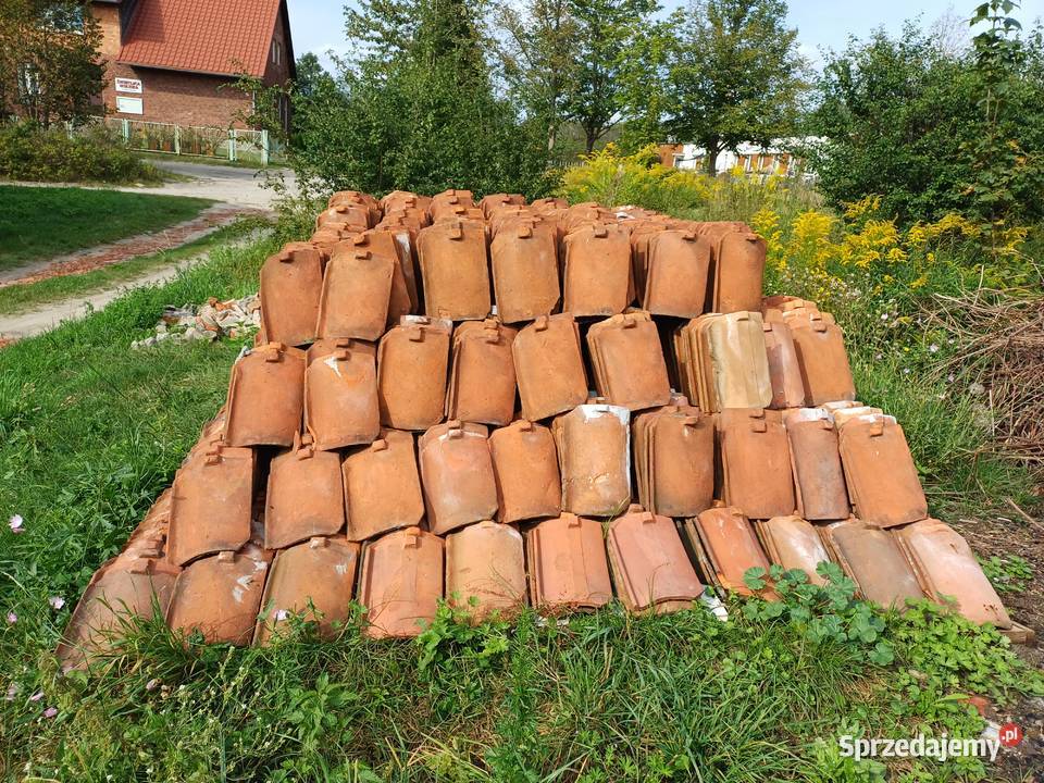Stare dachówki gliniane idealne do renowacji 070 warmińsko-mazurskie Marcinkowo sprzedam