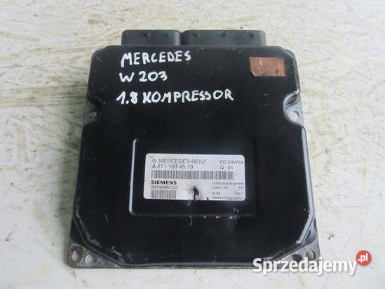 Mercedes W203 18 kompressor KOMPUTER A2711534579 lubelskie