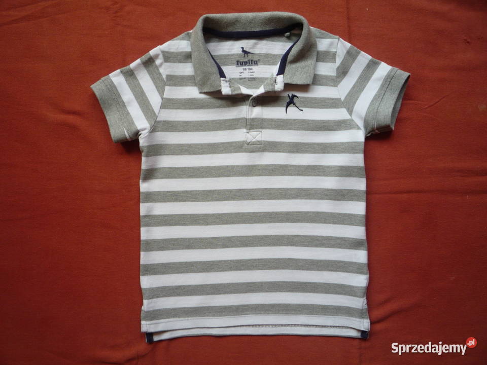 Lupilu 98104 Bluzka Polo Koszulka Bawełna Paski 3 lata+