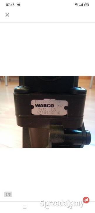 MAN VOLVO DAF ZAWÓR ECAS WABCO 4728800010 NOWY ciężarowe Układ hamulcowy Kargowa