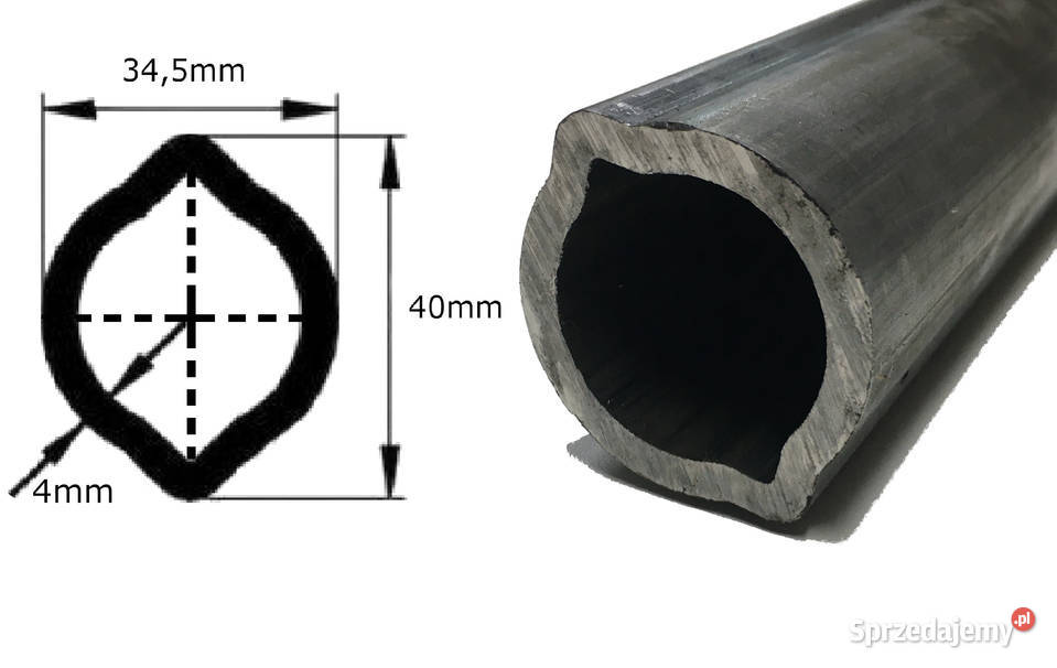Rura WOM cytryna 34540 x 4 mm 60 TL34460