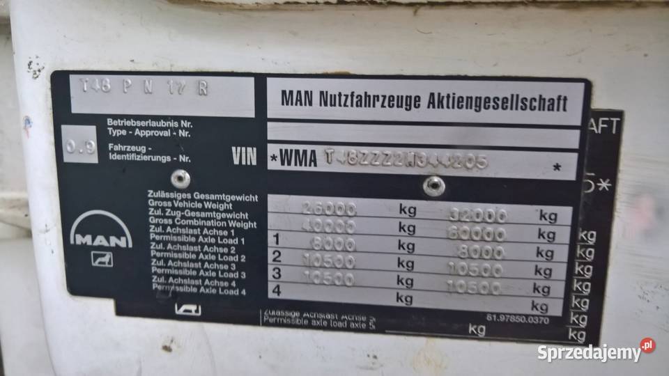 MAN FE360A 8x4 Hydroburta 2003r