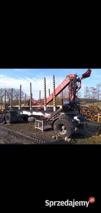 Przyczepa leśna z HDS Wysoka sprzedam