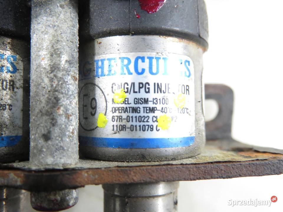 4X WTRYSK HERCULES 67R011022 GISMI3100 Listwy wtryskowe sprzedam
