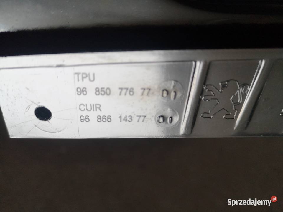 Peugeot 3008 uchwyt rączka konsoli 9685077677 Wyposażenie wnętrza wielkopolskie Turek