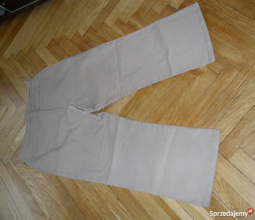 MAXIMOONBEŻOWE JEANSOWE SPODNIE R50 Łódź