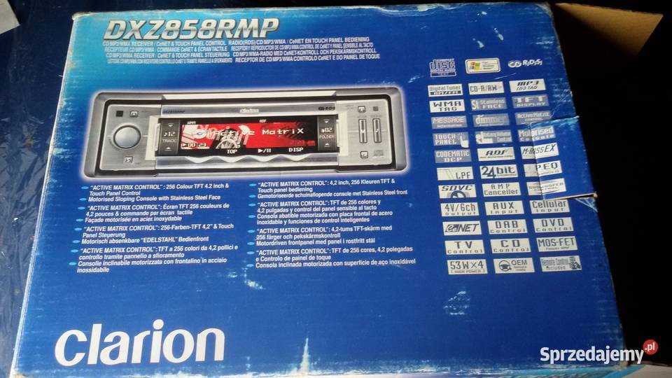 Clarion DXZ858RMMP Radio samochodowe Oleśnica