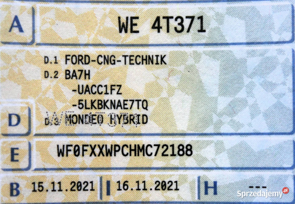 Ford Mondeo SW FV23 187 PakBusiness Gwarancja mazowieckie Sokołów