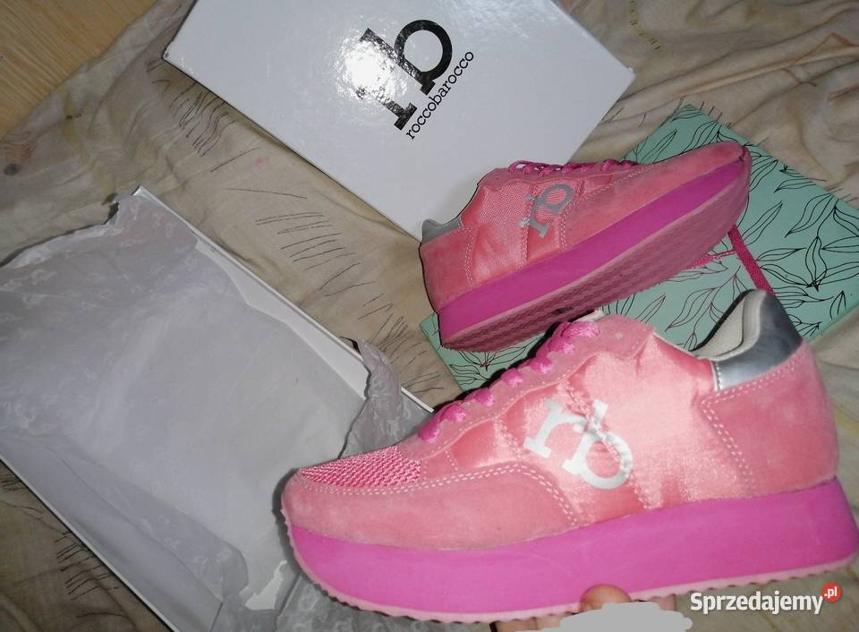 ROCCOBAROCCO sneakersy półbuty w sportowym stylu sprzedam