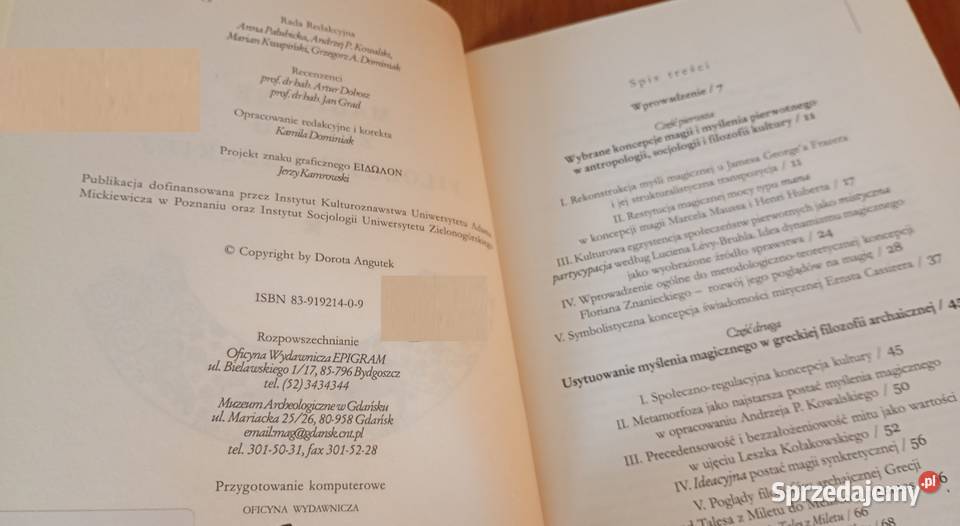 Magiczne źródło filozofii greckiej Dorota tradycyjny podręcznik Gdańsk