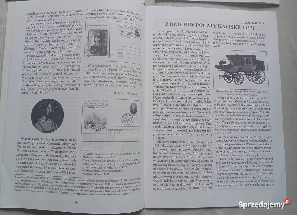 Kwartalnik Filatelista Kaliski rocznik 1998 2 x Koźminek