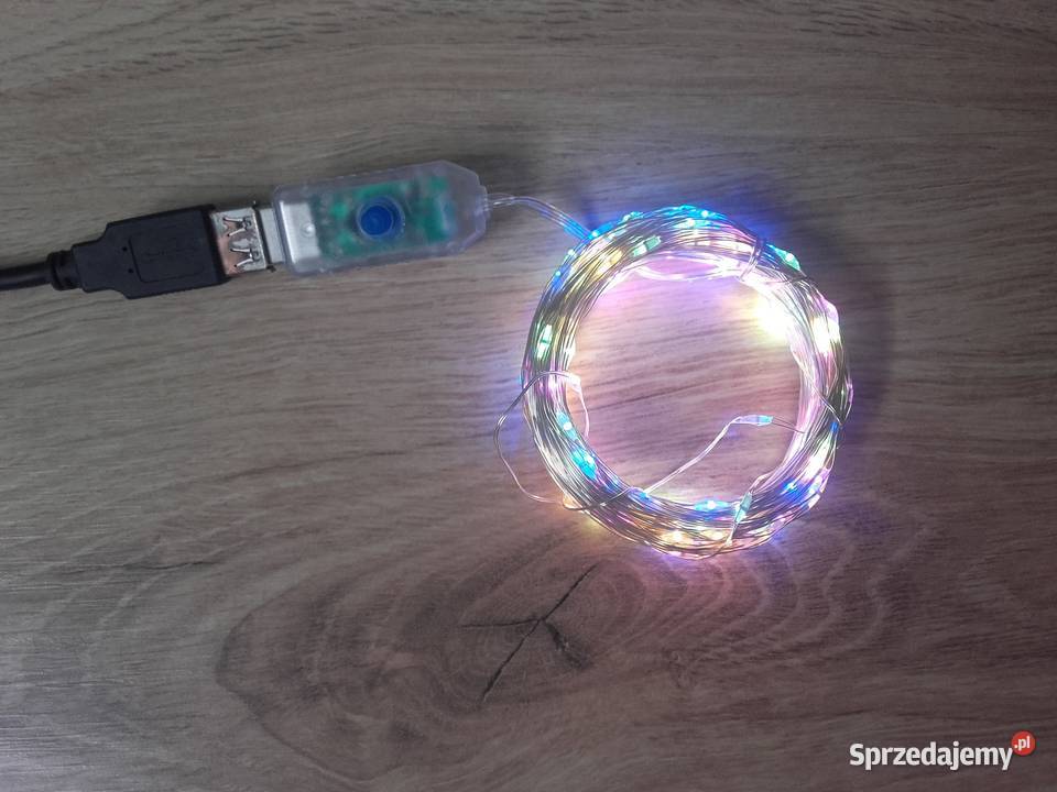 Dekoracyjne malutkie lampki USB z różnym Bydgoszcz