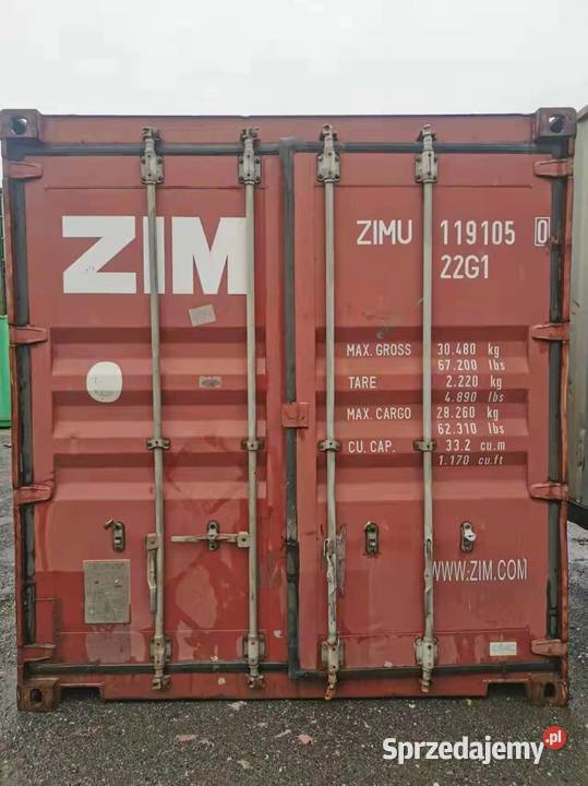Kontener morski magazynowy budowlany 20DV 6 Mysłowice
