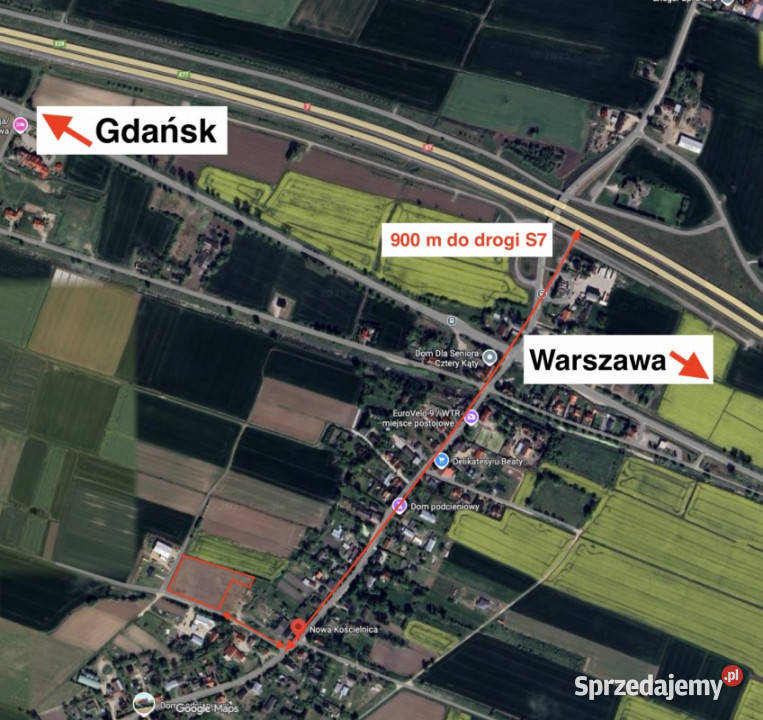 Działka Budowlana Nowa Kościelnica Działki sprzedam