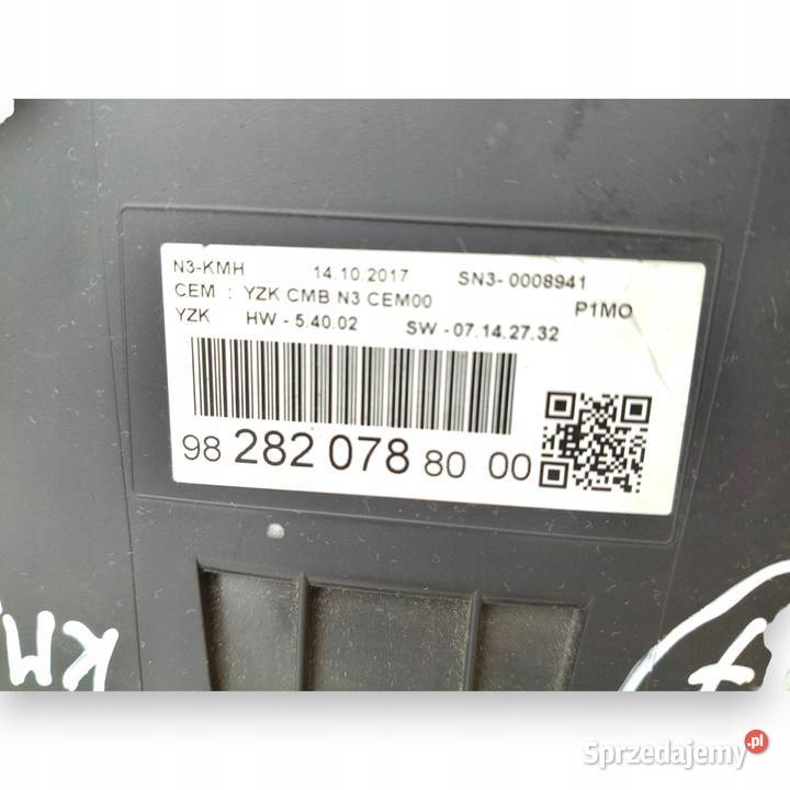LICZNIK ZEGARY 9828207880 Opel Crossland X 12 osobowe