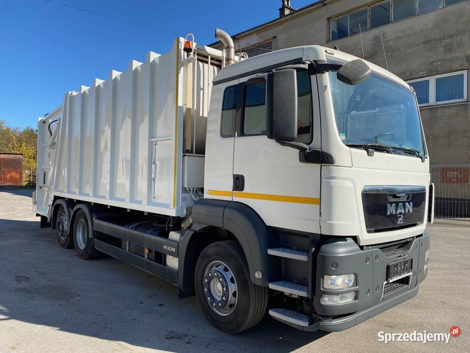 MAN TGS 26320 śmieciarka trzyosiowa HALLER 24m3 Nowiny