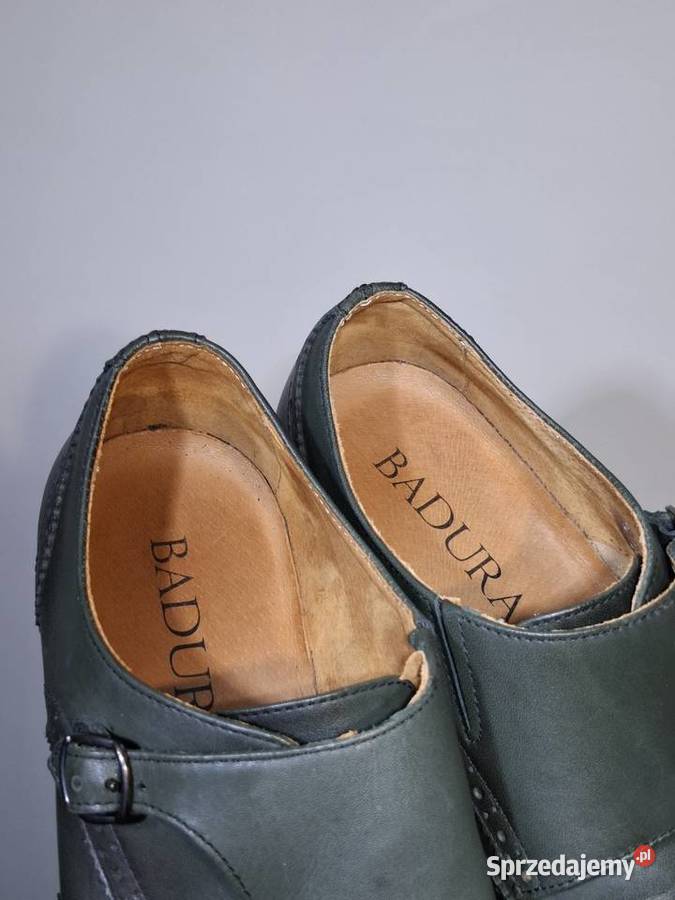 Badura 43 skórzane buty męskie monki eleganckie Kraków