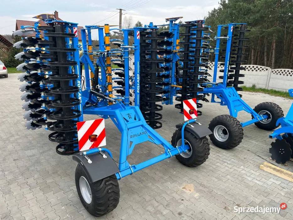 Brona talerzowa 5m ciągana wózek hydrauliczna nieuszkodzony Przedbórz