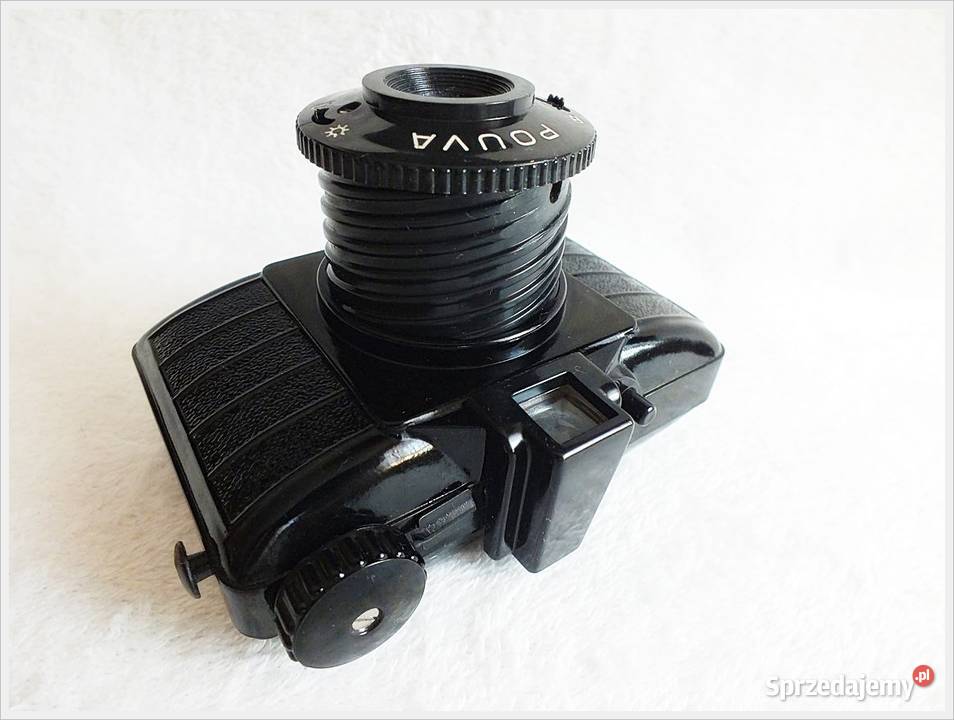 POUVA START Czarny aparat bakelitowy z lat Żary