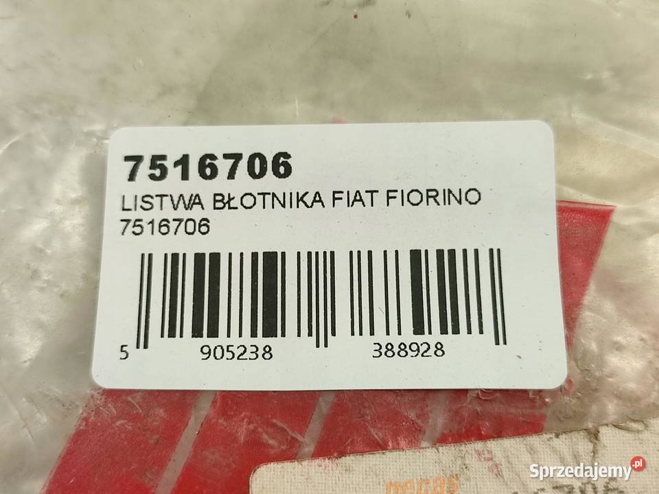 LISTWA BŁOTNIKA LEWA FIAT FIORINO 19932000 NOWA sprzedam